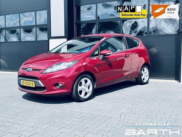 Rood Gebruikt 2008 Ford Fiesta Trend Hatchback | € 2.775 (Eerlijke prijs) - Afbeelding 1/4