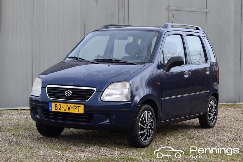 Blauw Gebruikt 2002 Suzuki Wagon R+ GL MPV | € 990 (Eerlijke prijs) - Afbeelding 1/4