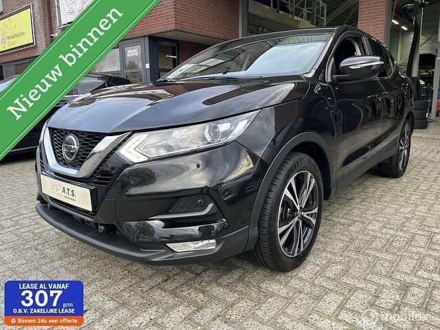 Zwart Gebruikt 2019 Nissan Qashqai N-Connecta SUV | € 18.950 (Goede deal) - Afbeelding 1/4
