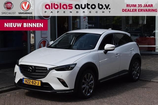 Wit Gebruikt 2019 Mazda CX-3 Luxury SUV | € 19.450 (Eerlijke prijs) - Afbeelding 1/4