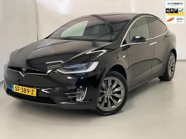 Zwart Gebruikt 2018 Tesla Model X SUV | € 26.750 (Super prijs) - Afbeelding 1/4