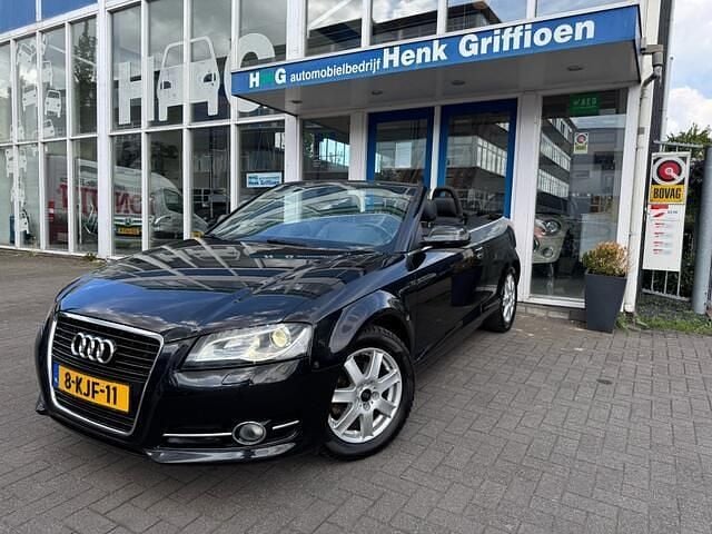 Zwart Gebruikt 2013 Audi A3 Cabriolet Cabriolet | € 12.950 (Eerlijke prijs) - Afbeelding 1/4