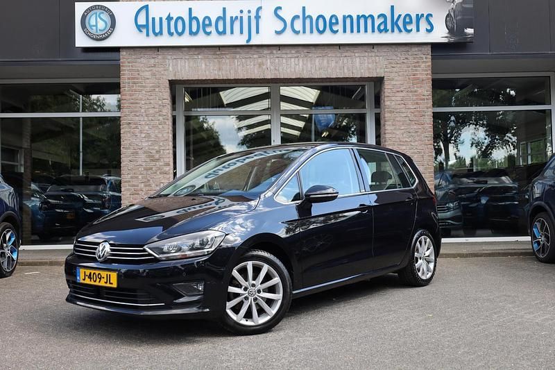 Zwart Gebruikt 2017 VW Golf Sportsvan Highline MPV | € 14.990 (Eerlijke prijs) - Afbeelding 1/4