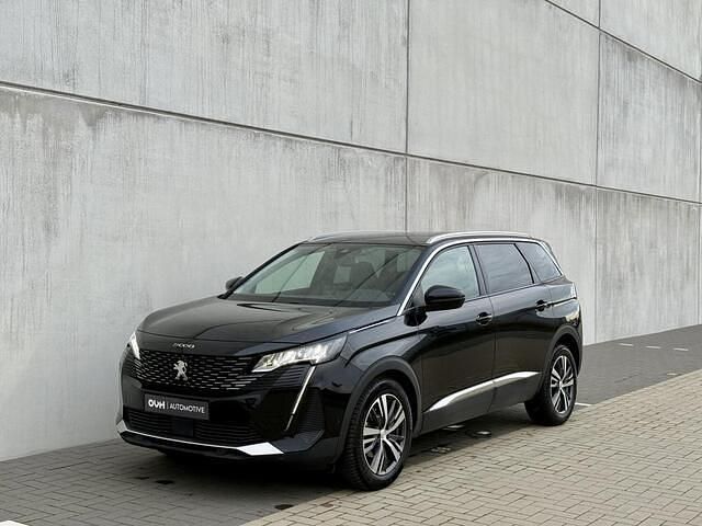 Zwart Gebruikt 2021 Peugeot 5008 Allure SUV | € 23.990 (Goede deal) - Afbeelding 1/4