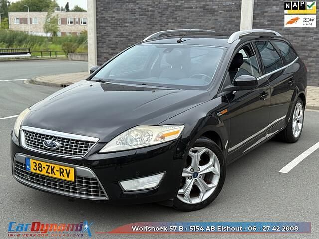 Zwart Gebruikt 2008 Ford Mondeo Titanium Stationwagen | € 3.749 (Eerlijke prijs) - Afbeelding 1/4