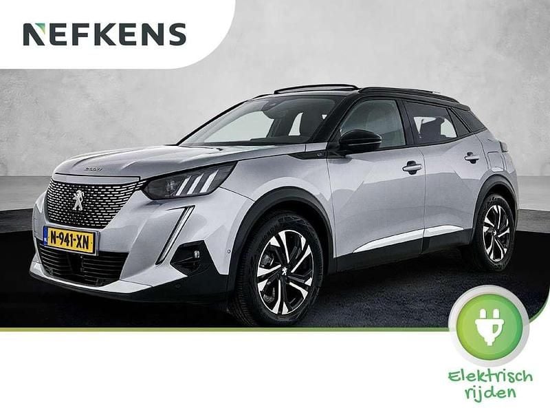 Grijs Gebruikt 2022 Peugeot e-2008 GTi SUV | € 19.200 (Eerlijke prijs) - Afbeelding 1/3
