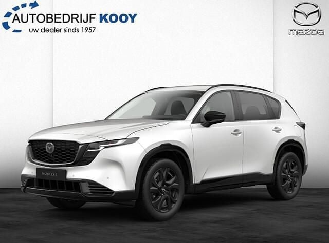 Wit Nieuw 2025 Mazda CX-5 Homura-Line SUV | € 53.140 (Iets duurder) - Afbeelding 1/4