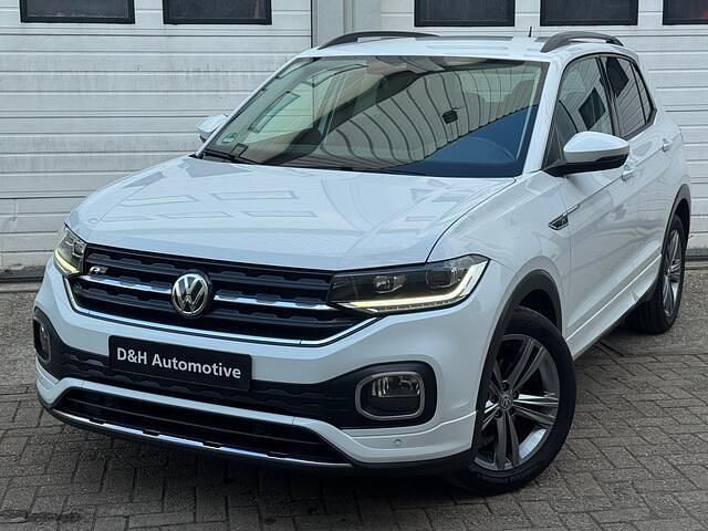 Wit Gebruikt 2019 VW T-Cross R-line SUV | € 20.900 (Eerlijke prijs) - Afbeelding 1/4