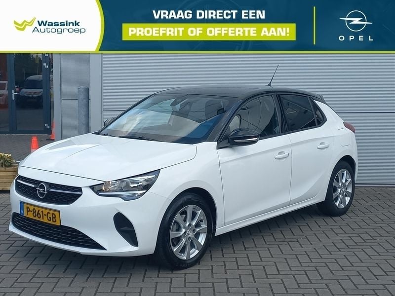 Wit Gebruikt 2022 Opel Corsa Edition+ Hatchback | € 16.435 (Eerlijke prijs) - Afbeelding 1/4
