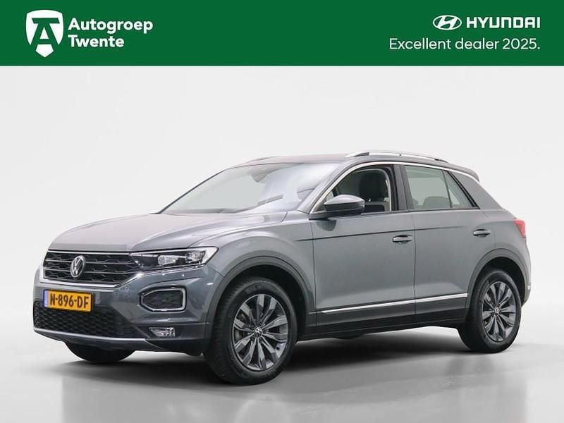 Grijs Gebruikt 2021 VW T-Roc Sportline SUV | € 24.950 (Super prijs) - Afbeelding 1/4