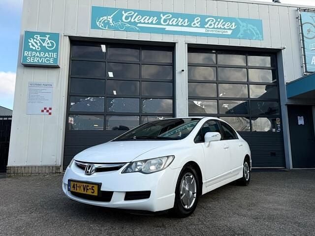 Wit Gebruikt 2008 Honda Civic Hybrid Sedan | € 2.950 (Goede deal) - Afbeelding 1/4