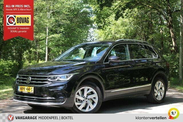 Zwart Gebruikt 2021 VW Tiguan Elegance SUV | € 34.950 (Eerlijke prijs) - Afbeelding 1/4