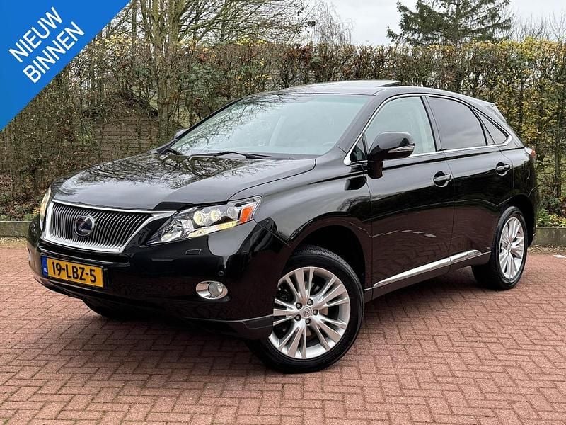 Zwart Gebruikt 2010 Lexus RX450h President Line SUV | € 22.950 (Eerlijke prijs) - Afbeelding 1/4