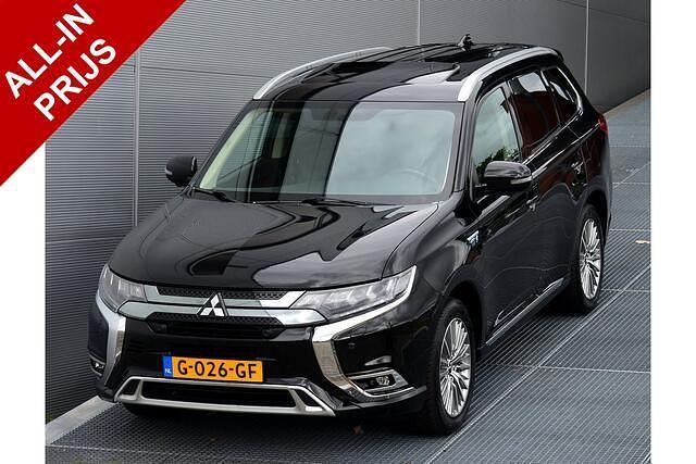 Zwart Gebruikt 2019 Mitsubishi Outlander Intense+ SUV | € 20.950 (Eerlijke prijs) - Afbeelding 1/3