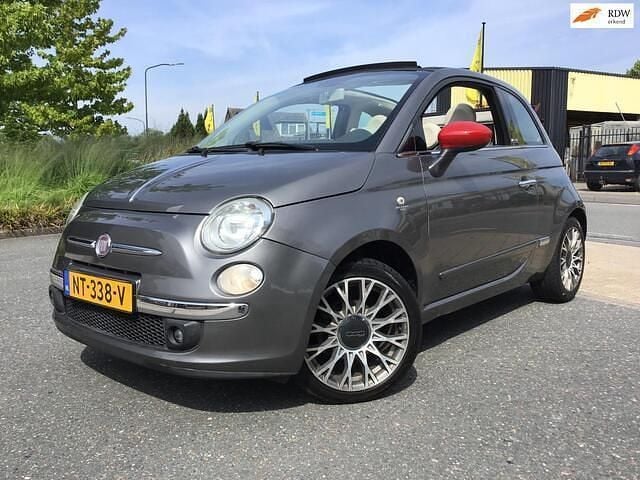 Grijs Gebruikt 2010 Fiat 500C Pop Cabriolet | € 5.199 (Eerlijke prijs) - Afbeelding 1/4