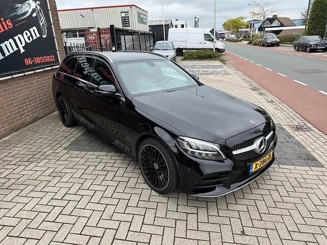 Occasion Mercedes C180 AMG 156 PK (114 kW) 2019 Zwart Stationwagen