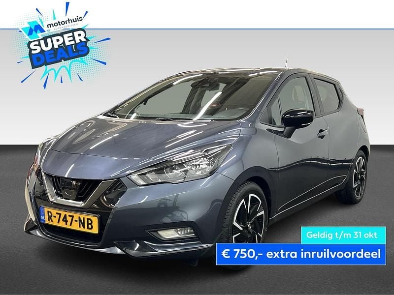 Grijs Gebruikt 2022 Nissan Micra Hatchback | € 10.985 (Goede deal) - Afbeelding 1/4