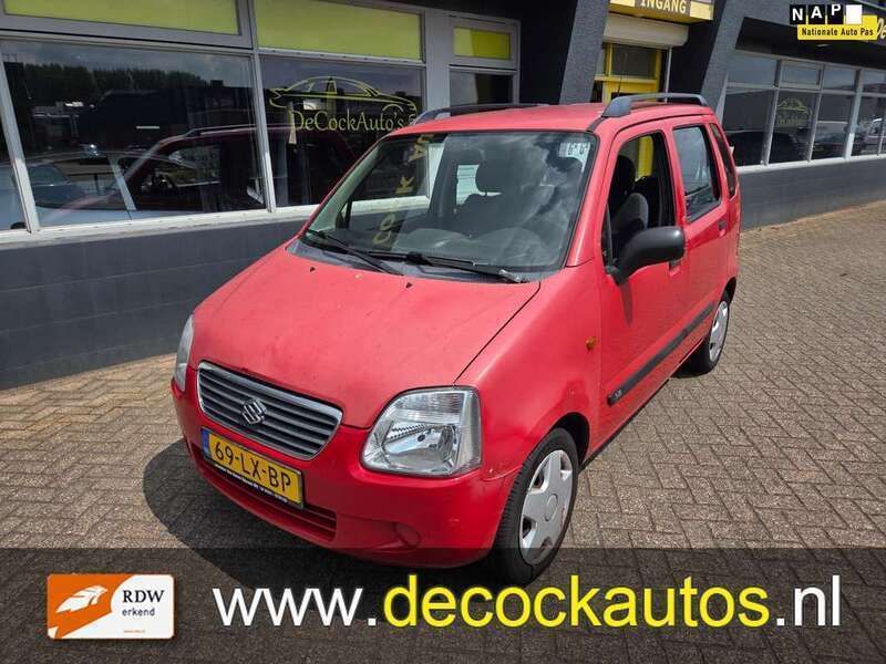 Rood Gebruikt 2003 Suzuki Wagon R+ GLS Stationwagen | € 695 (Goede deal) - Afbeelding 1/4