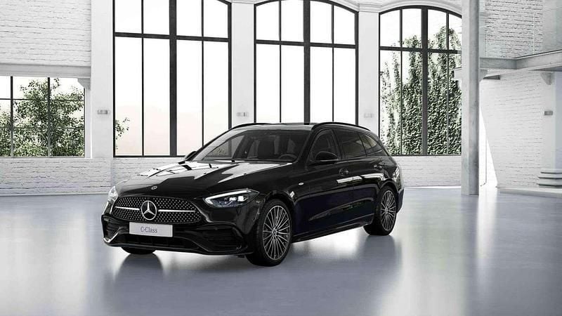 Zwart Nieuw 2025 Mercedes C300e Business Stationwagen | € 64.700 (Eerlijke prijs) - Afbeelding 1/4