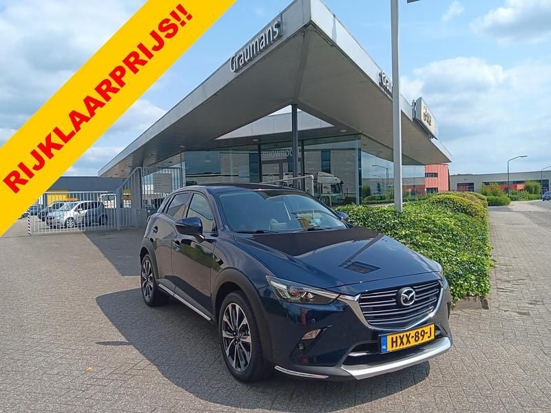 Blauw Gebruikt 2018 Mazda CX-3 SUV | € 20.950 (Eerlijke prijs) - Afbeelding 1/4