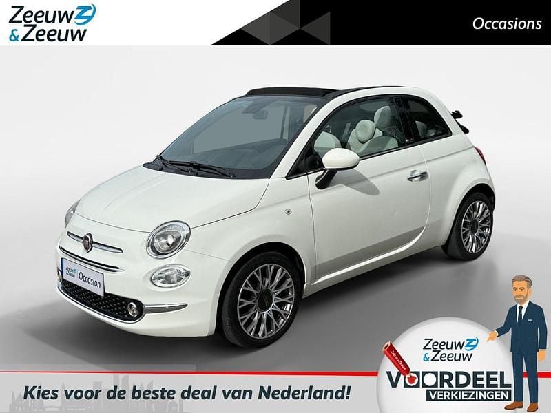 Wit Gebruikt 2020 Fiat 500C Launch Edition Cabriolet | € 13.440 (Eerlijke prijs) - Afbeelding 1/4
