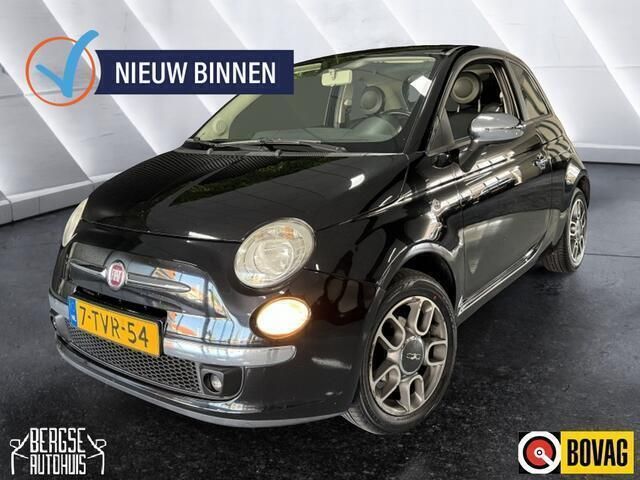 Zwart Gebruikt 2008 Fiat 500 Lounge Hatchback | € 3.490 (Eerlijke prijs) - Afbeelding 1/4