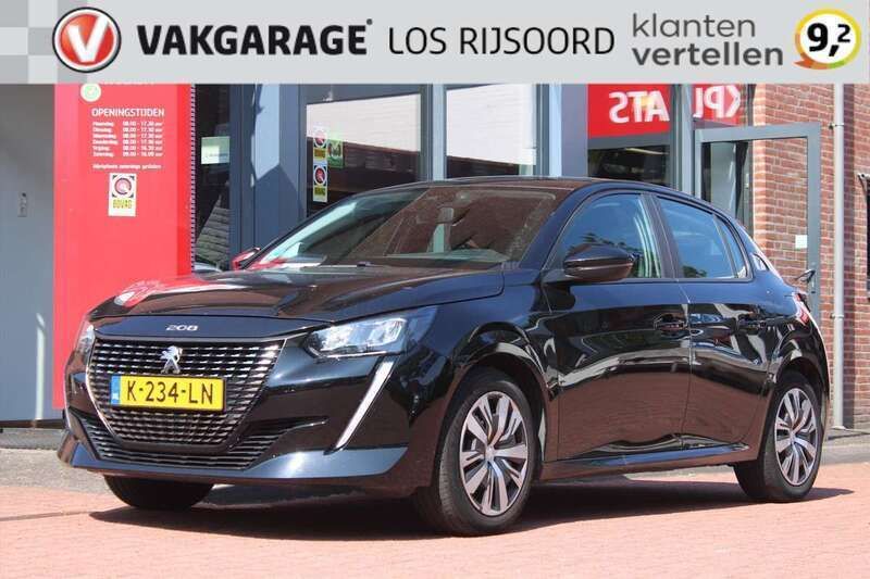 Zwart Gebruikt 2021 Peugeot 208 Active Hatchback | € 12.500 (Goede deal) - Afbeelding 1/4