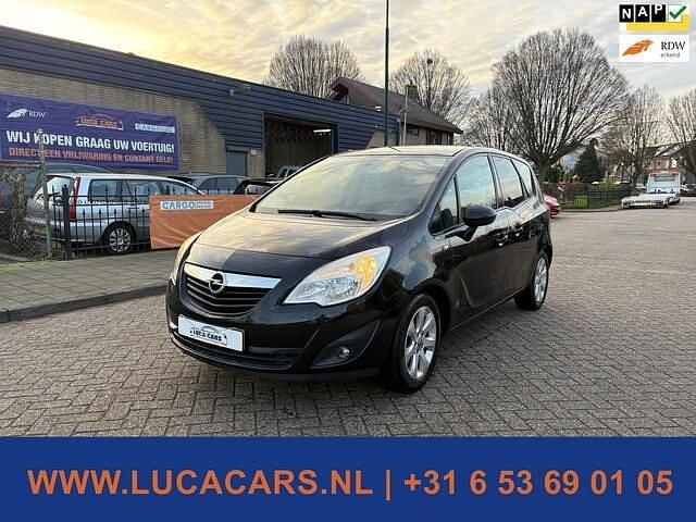 Zwart Gebruikt 2013 Opel Meriva Edition MPV | € 2.795 (Super prijs) - Afbeelding 1/4