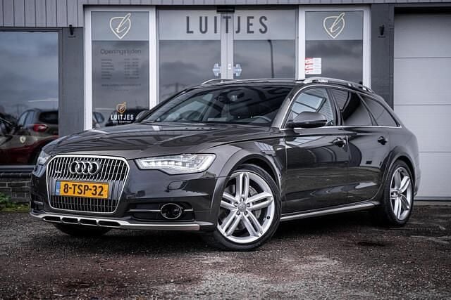 Grijs Gebruikt 2014 Audi A6 Allroad Proline Stationwagen | € 16.400 (Super prijs) - Afbeelding 1/4