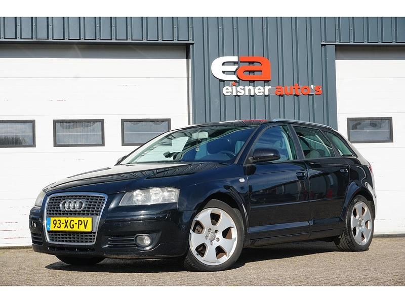 Zwart Gebruikt 2007 Audi A3 Ambition Hatchback | € 2.449 (Super prijs) - Afbeelding 1/4