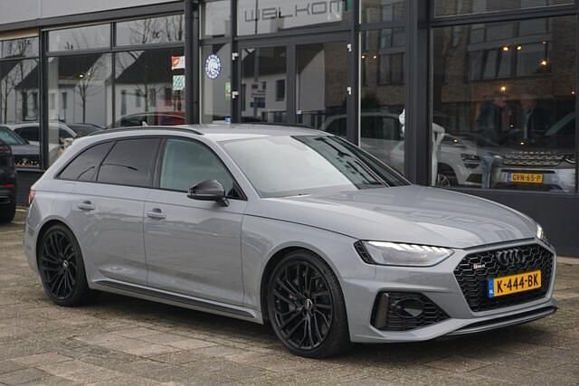Grijs Gebruikt 2019 Audi RS4 Design Stationwagen | € 59.980 (Eerlijke prijs) - Afbeelding 1/4