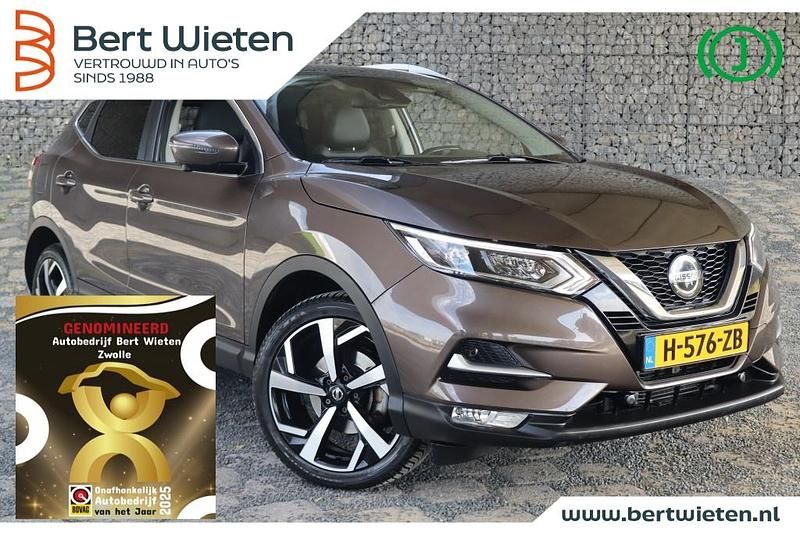 Bruin Gebruikt 2018 Nissan Qashqai Tekna SUV | € 19.290 (Eerlijke prijs) - Afbeelding 1/3