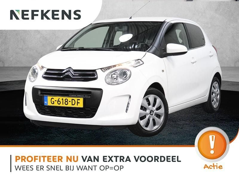 Wit Gebruikt 2019 Citroën C1 Feel Hatchback | € 7.925 (Eerlijke prijs) - Afbeelding 1/4