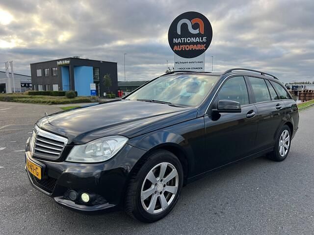 Zwart Gebruikt 2012 Mercedes C200 Business Stationwagen | € 3.350 (Eerlijke prijs) - Afbeelding 1/4