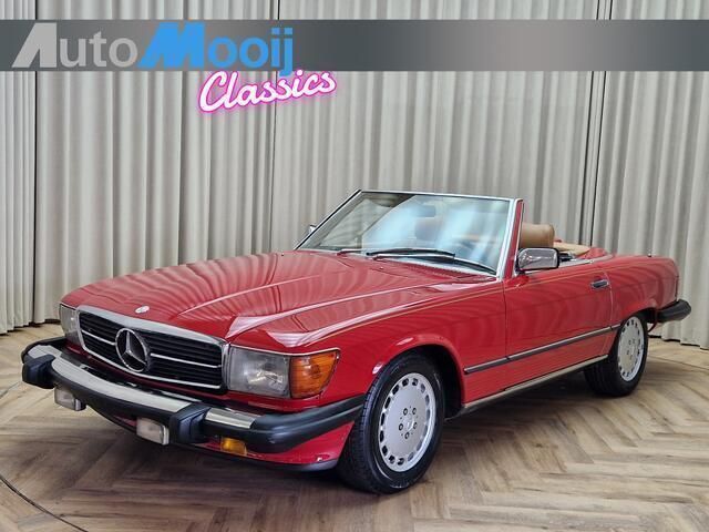 Rood Gebruikt 1986 Mercedes 560 Cabriolet | € 27.450 - Afbeelding 1/4