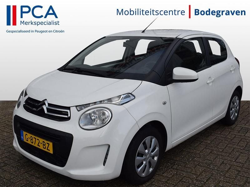 Wit Occasion 2019 Citroën C1 Feel Hatchback | € 8.995 (Eerlijke prijs) - Afbeelding 1/4