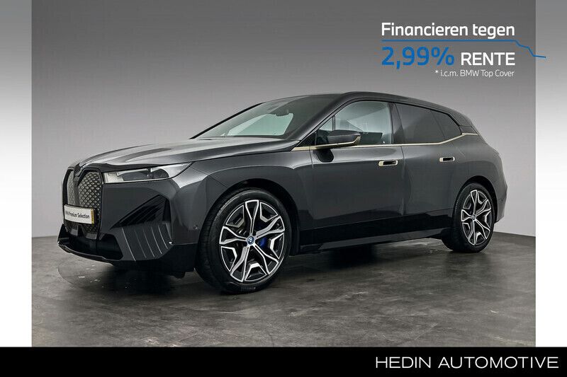 Grijs Gebruikt 2021 BMW iX Executive SUV | € 49.880 (Eerlijke prijs) - Afbeelding 1/4