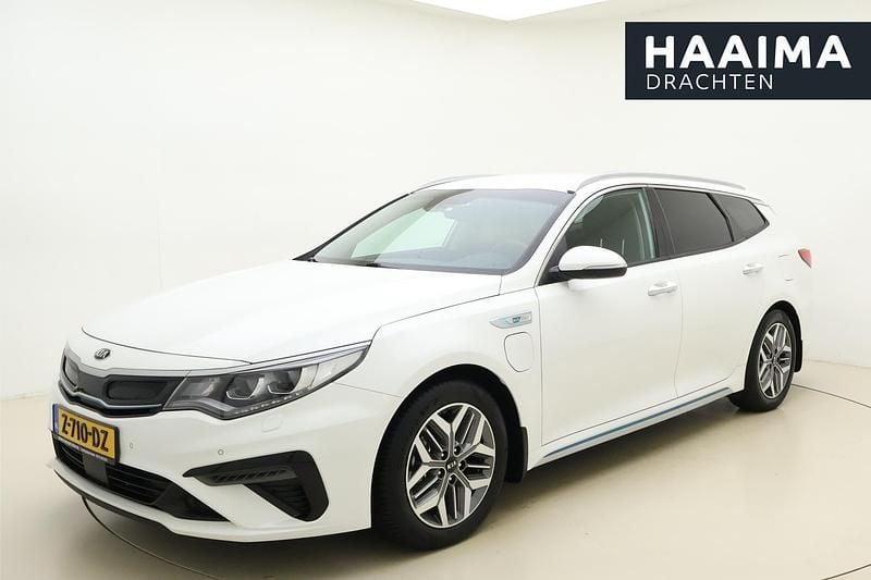 Wit Gebruikt 2019 Kia Optima Hybrid Sedan | € 17.945 (Eerlijke prijs) - Afbeelding 1/4