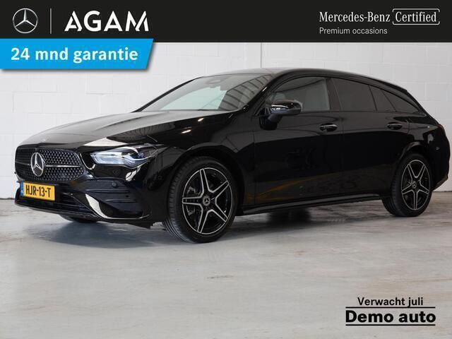 Zwart Gebruikt 2025 Mercedes CLA250 Shooting Brake AMG line Stationwagen | € 44.950 (Iets duurder) - Afbeelding 1/4
