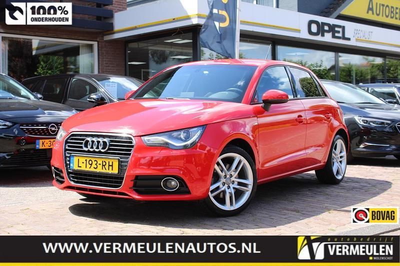 Rood Gebruikt 2014 Audi A1 S-line plus Hatchback | € 12.900 (Eerlijke prijs) - Afbeelding 1/4