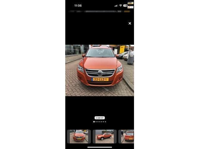 Oranje Gebruikt 2010 VW Tiguan Comfortline SUV | € 7.950 (Eerlijke prijs) - Afbeelding 1/3