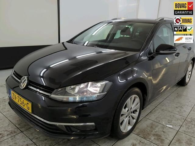 Zwart Gebruikt 2019 VW Golf VII Comfortline Stationwagen | € 15.999 (Eerlijke prijs) - Afbeelding 1/4