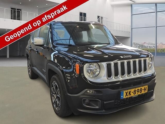 Zwart (metallic) Gebruikt 2018 Jeep Renegade Limited SUV | € 16.950 (Eerlijke prijs) - Afbeelding 1/4