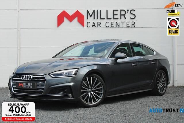 Grijs Gebruikt 2018 Audi A5 Sportback S-Line Hatchback | € 24.950 (Goede deal) - Afbeelding 1/4