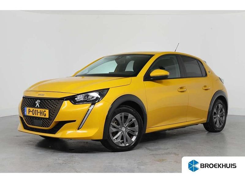 Geel Gebruikt 2021 Peugeot e-208 Active Hatchback | € 14.900 (Goede deal) - Afbeelding 1/4