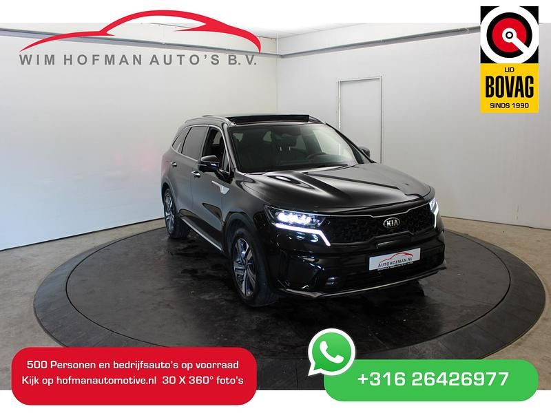 Zwart Gebruikt 2021 Kia Sorento Premium SUV | € 39.440 (Eerlijke prijs) - Afbeelding 1/4