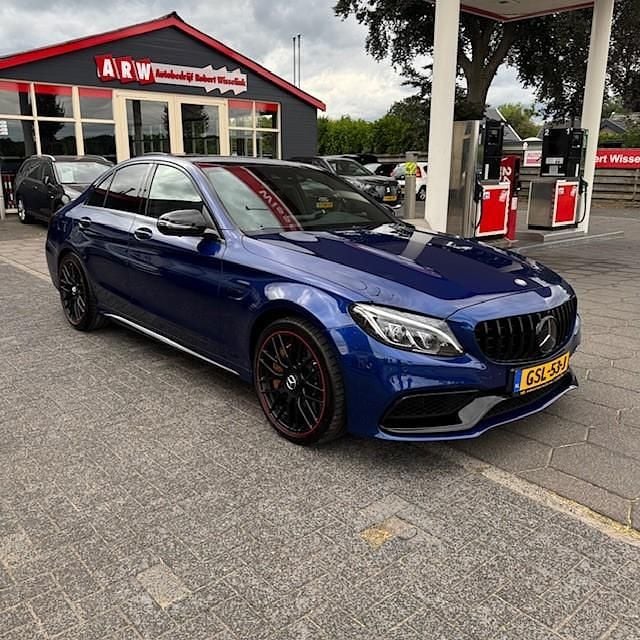 Blauw Gebruikt 2018 Mercedes C63S AMG AMG Sedan | € 69.950 - Afbeelding 1/4