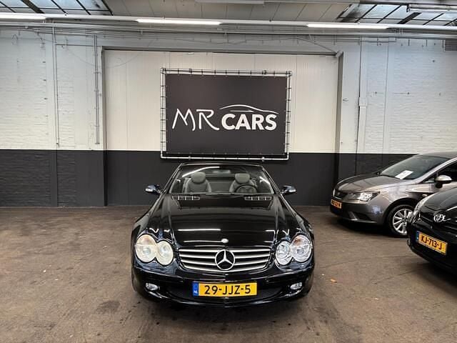 Zwart Gebruikt 2003 Mercedes SL350 Cabriolet | € 11.750 (Eerlijke prijs) - Afbeelding 1/4