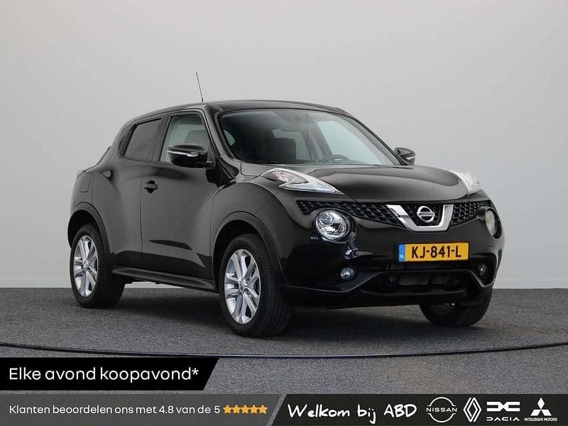 Zwart Gebruikt 2016 Nissan Juke Acenta SUV | € 10.945 (Eerlijke prijs) - Afbeelding 1/3
