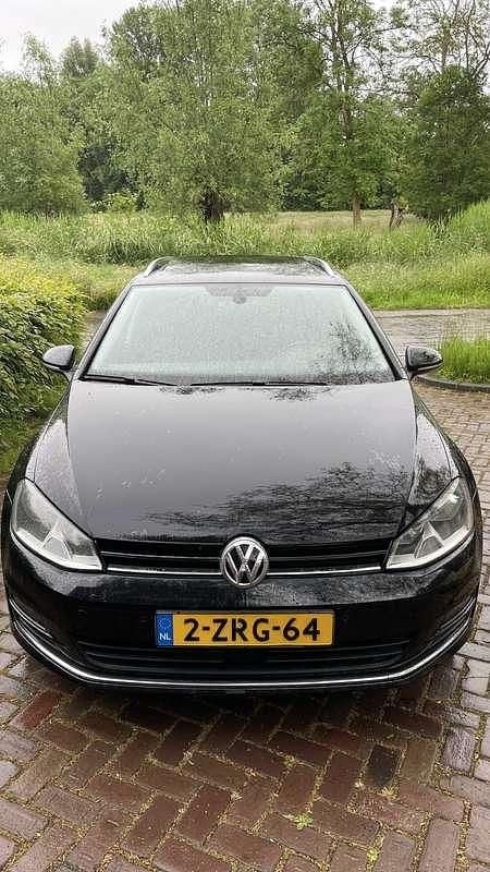 Zwart Gebruikt 2015 VW Golf VII Highline Stationwagen | € 7.400 (Super prijs) - Afbeelding 1/4
